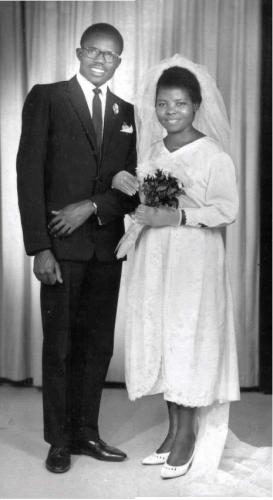 Semo and Walter at their wedding in 1965